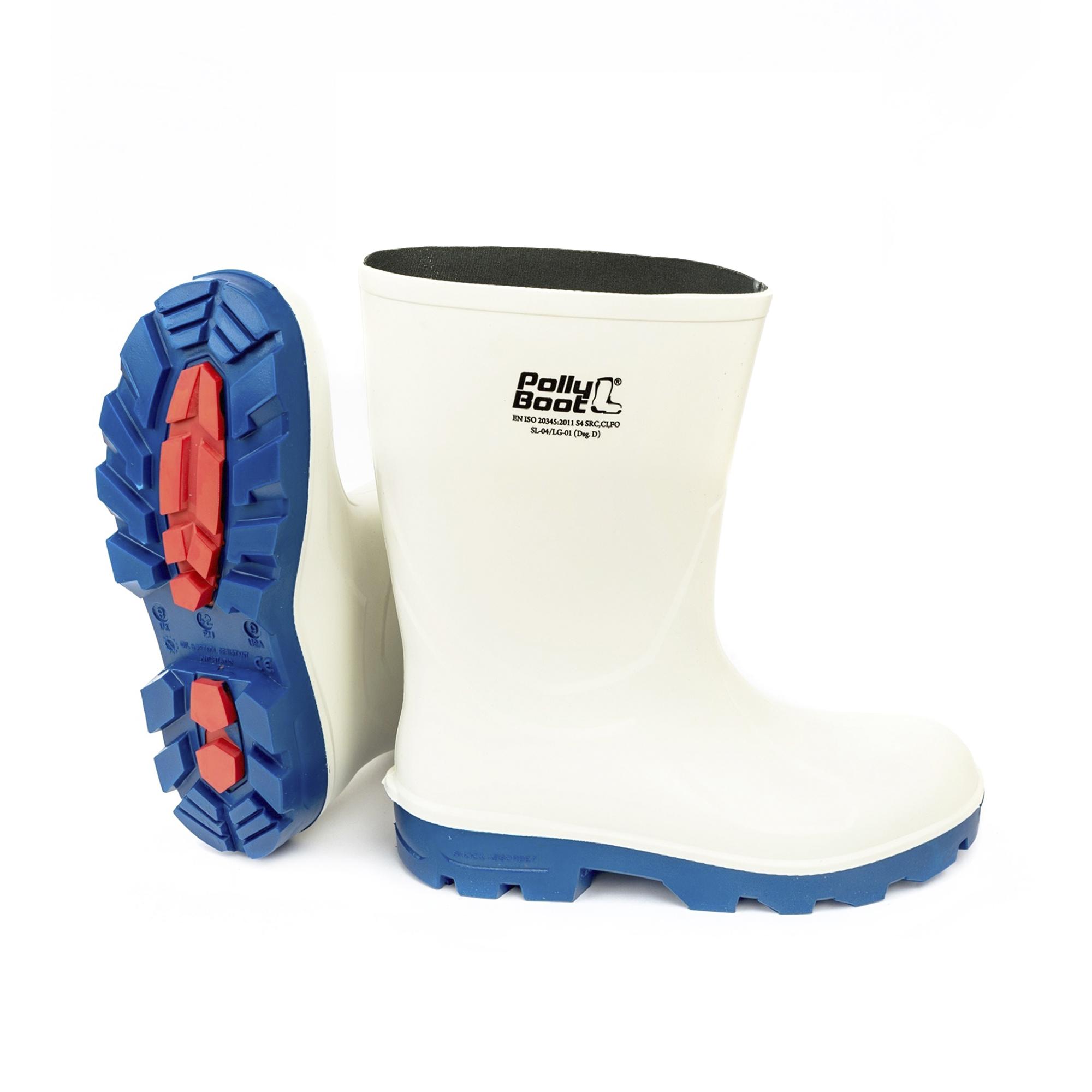  ALFA KISA 28 CM.BEYAZ/MAVİ ÇELİK BURUN+ÇELİK ARA TABAN