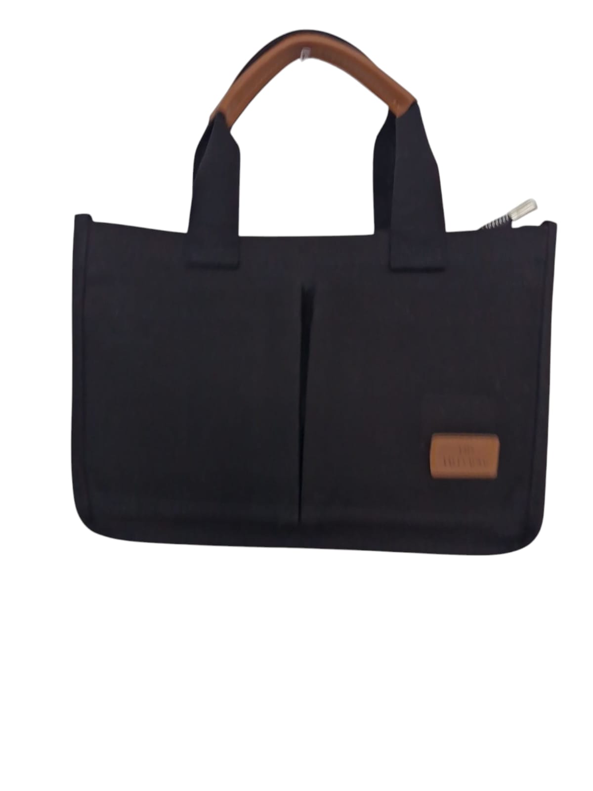 TOTEBAG SİYAH KETEN ÇANTA