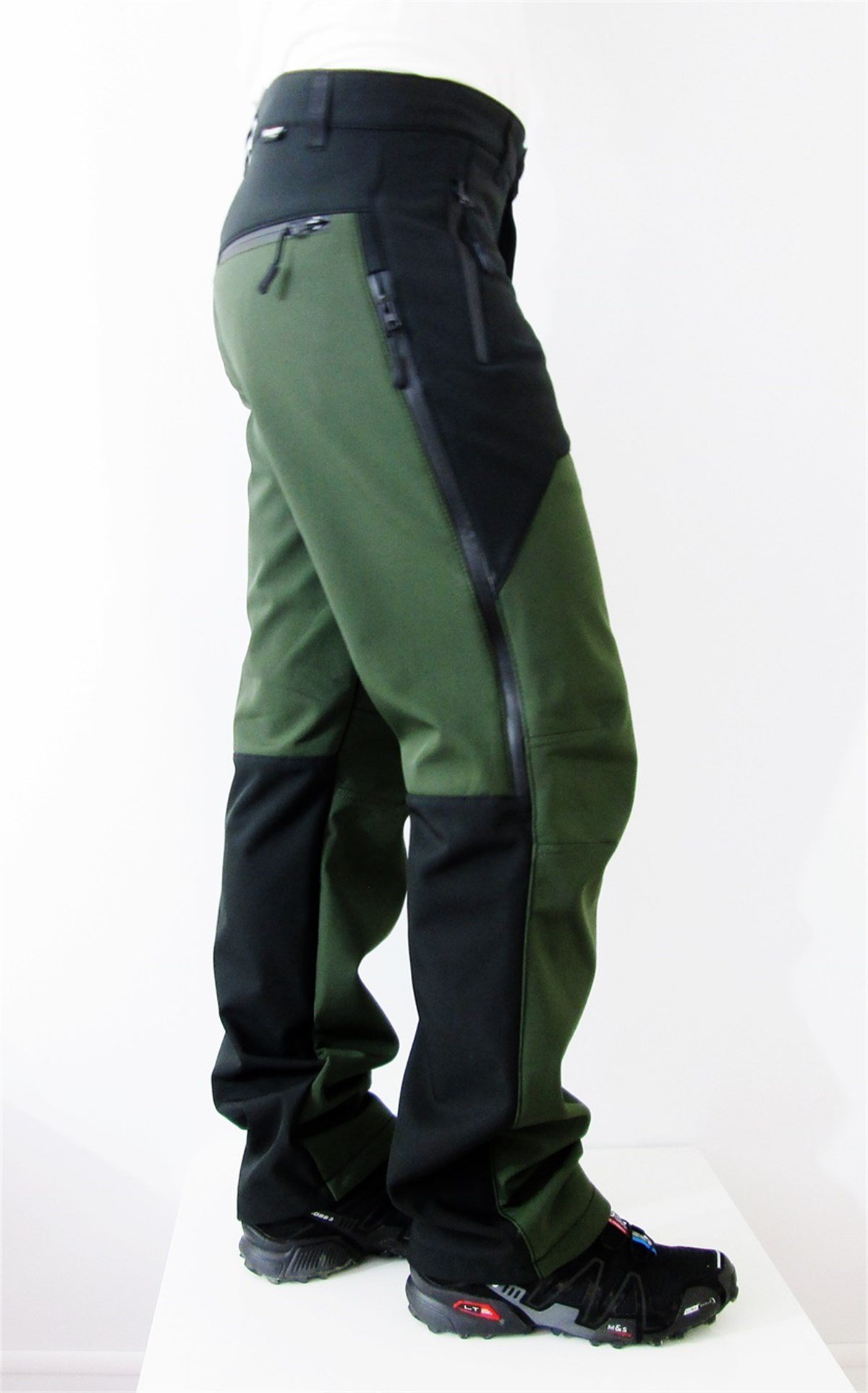 SHOFTSHELL PANTOLON KLASİK 1 HAKİ-SİYAH