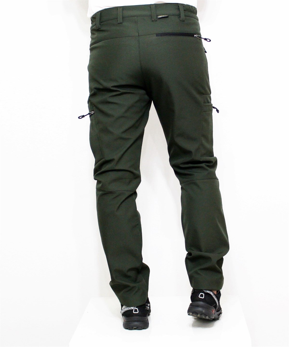 SHOFTSHELL PANTOLON ZİPPER KARGO CEPLİ HAKİ